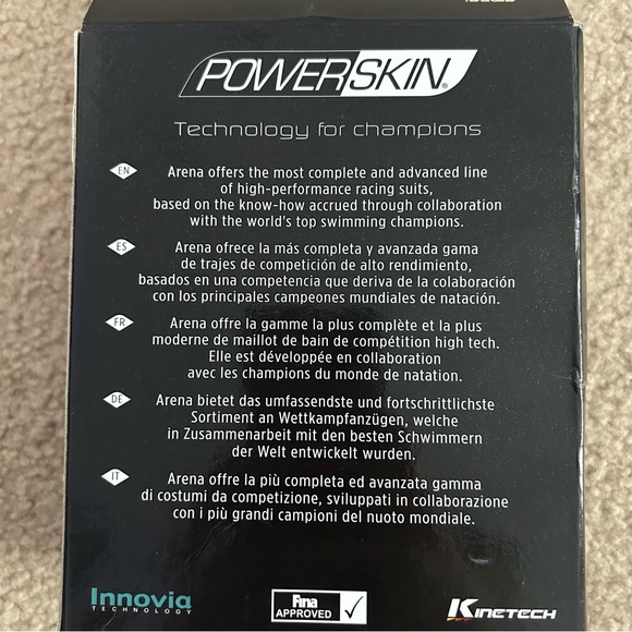 Arena Women's Powerskin R Evo+ Short Leg Swimsuit in Electric Blue - for Racing - Picture 4 of 7